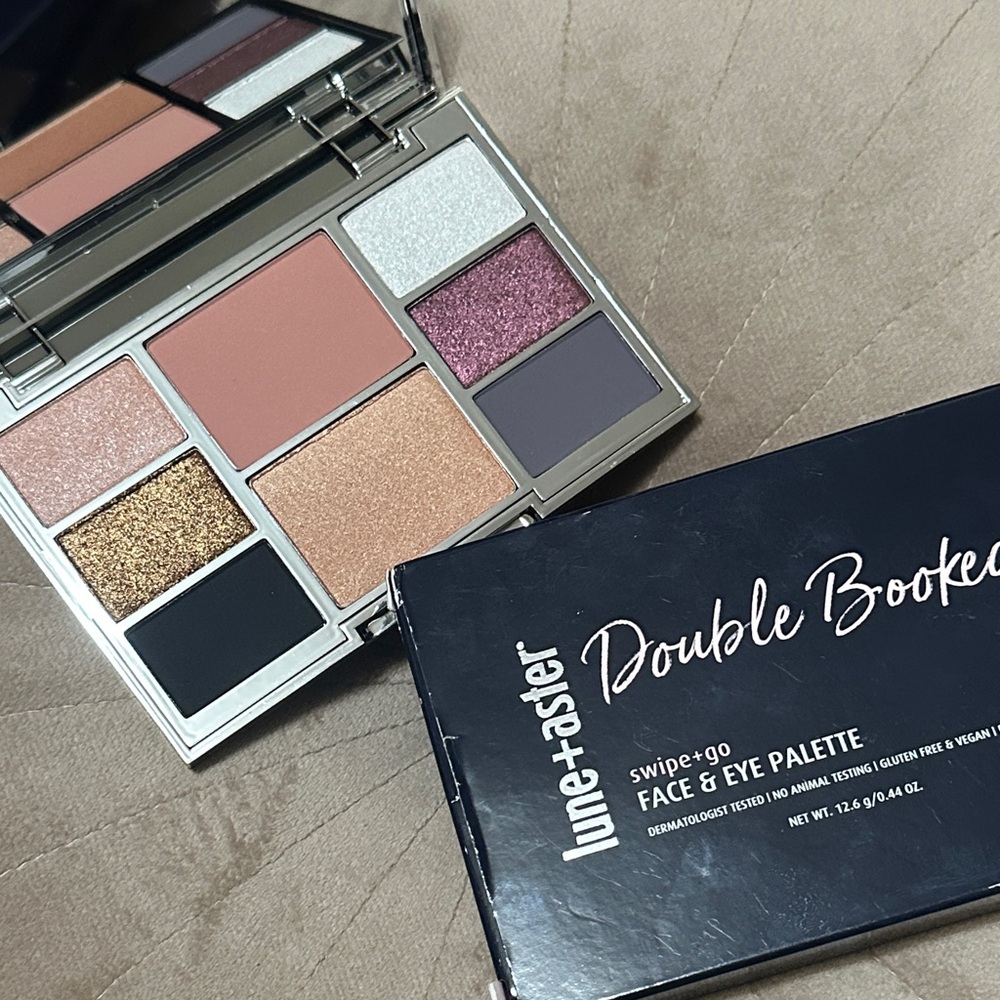 Lune+Aster Double Booked Face & Eye Palette Brand New